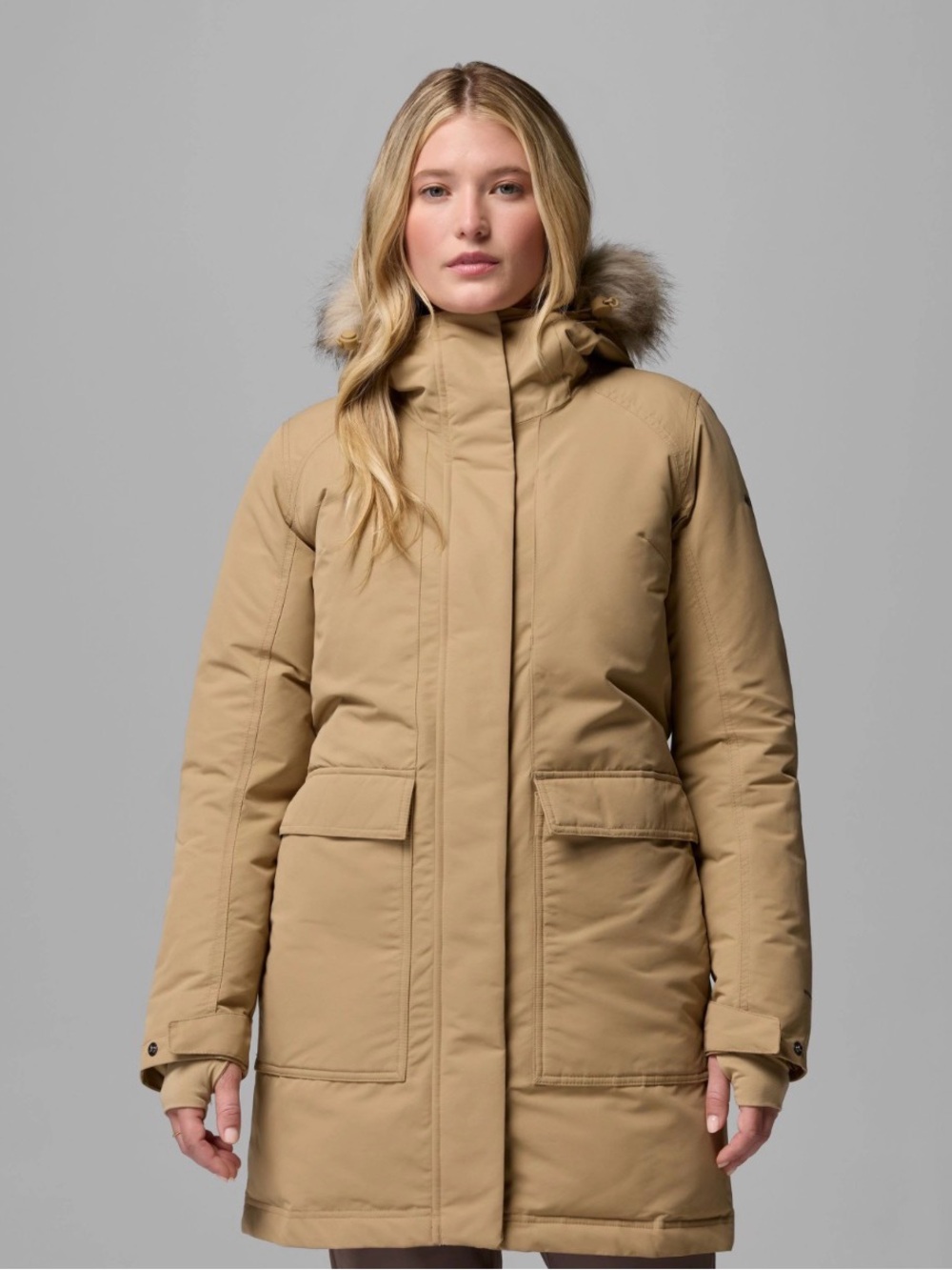 Columbia Cream Omni-Heat Women’s Insulated Waterproof Parka Medium